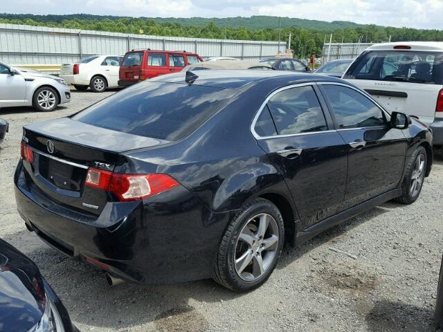 JH4CU2F89CC015687 - 2012 ACURA TSX SE BLACK photo 4