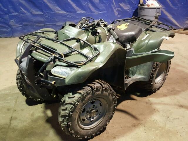 1HFTE3500B4401459 - 2011 HONDA TRX420 FM GREEN photo 9