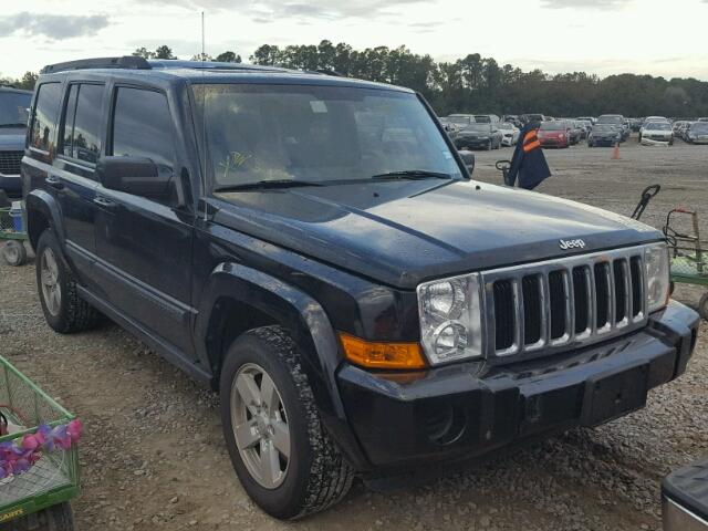 1J8HH48K37C666666 - 2007 JEEP COMMANDER BLACK photo 1