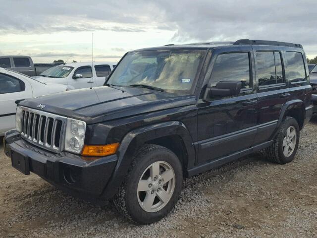 1J8HH48K37C666666 - 2007 JEEP COMMANDER BLACK photo 2