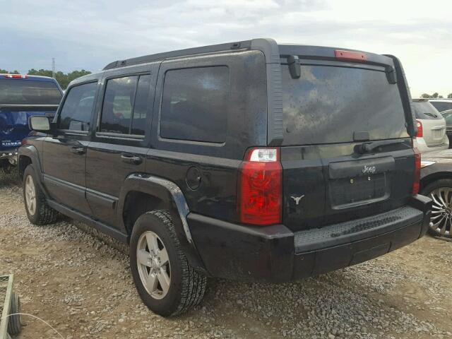 1J8HH48K37C666666 - 2007 JEEP COMMANDER BLACK photo 3