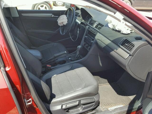 1VWAT7A34FC029857 - 2015 VOLKSWAGEN PASSAT S Rojo foto 5