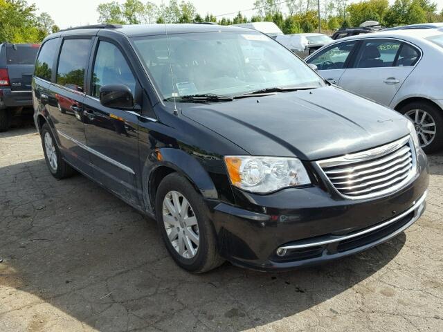 2C4RC1BG1DR705447 - 2013 CHRYSLER TOWN & COU BLACK photo 1