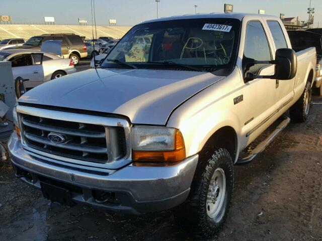 1FTNW21F3YEC44954 - 2000 FORD F250 SUPER SILVER photo 2