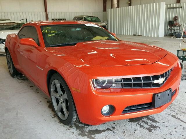 2G1FB1E37D9159406 - 2013 CHEVROLET CAMARO LT ORANGE photo 1