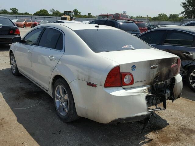 1G1ZD5EB5AF205887 - 2010 CHEVROLET MALIBU 2LT WHITE photo 3