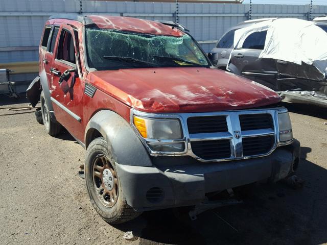 1D8GU28K48W257497 - 2008 DODGE NITRO SXT RED photo 1