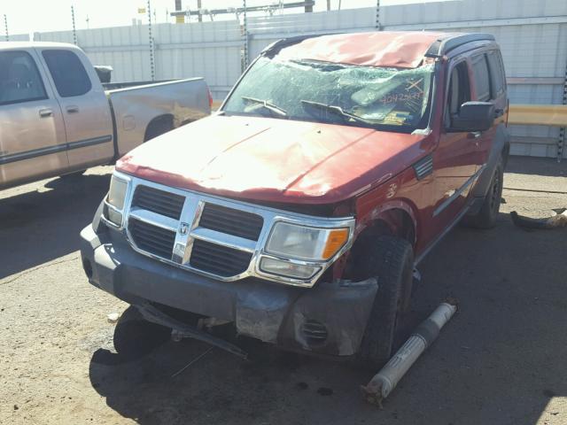 1D8GU28K48W257497 - 2008 DODGE NITRO SXT RED photo 2