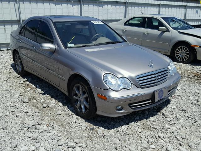 WDBRF92H27F924605 - 2007 MERCEDES-BENZ C 280 4MAT TAN photo 1