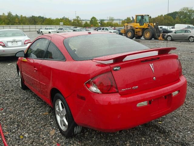 1G2AL15FX77228284 - 2007 PONTIAC G5 RED photo 3