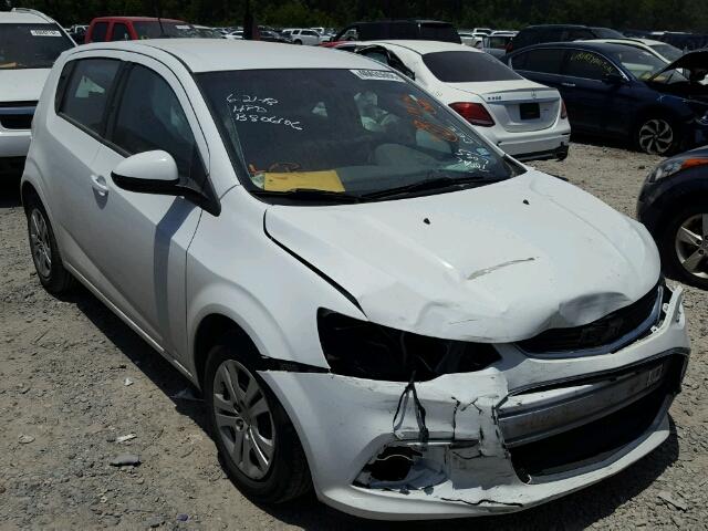 1G1JG6SHXH4146778 - 2017 CHEVROLET SONIC WHITE photo 1