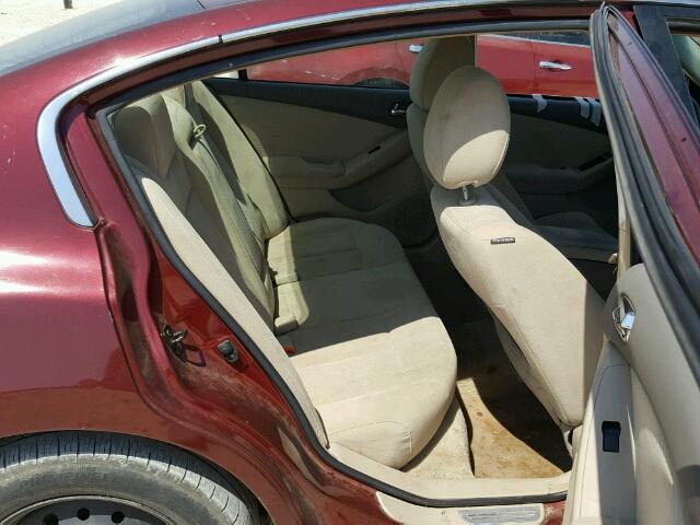 1N4AL2AP0AN542955 - 2010 NISSAN ALTIMA BAS MAROON photo 6