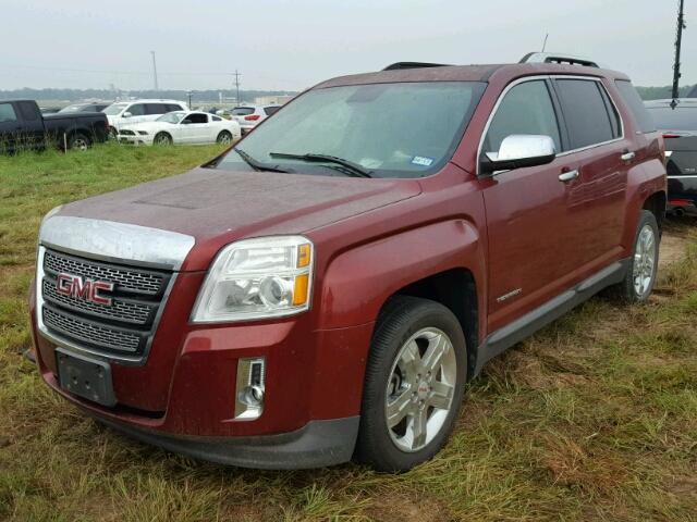 2GKALWEKXC6364225 - 2012 GMC TERRAIN BURGUNDY photo 2