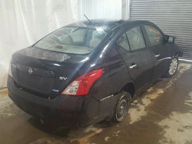 3N1CN7AP5CL915214 - 2012 NISSAN VERSA S BLACK photo 4