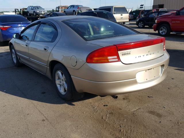 2B3HD46R94H614276 - 2004 DODGE INTREPID S GOLD photo 3