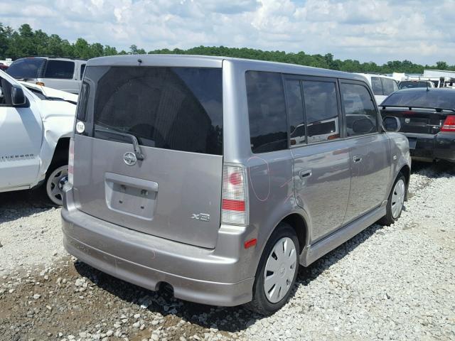 JTLKT324X64097215 - 2006 TOYOTA SCION XB Сұр фото 4