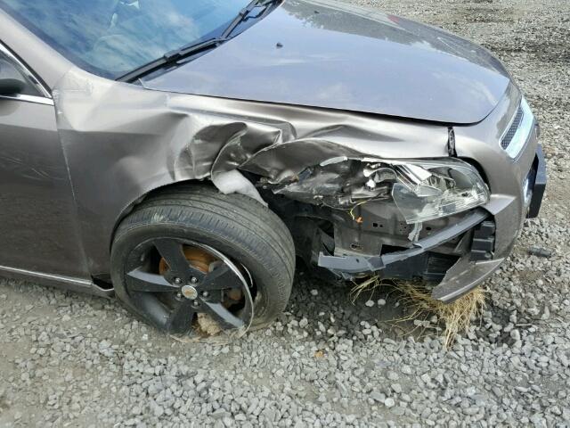 1G1ZC5E13BF126861 - 2011 CHEVROLET MALIBU 1LT 棕色 照片 9