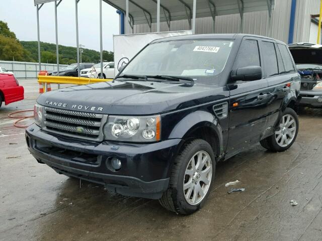 SALSK25437A117076 - 2007 LAND ROVER RANGE ROVE BLUE photo 2