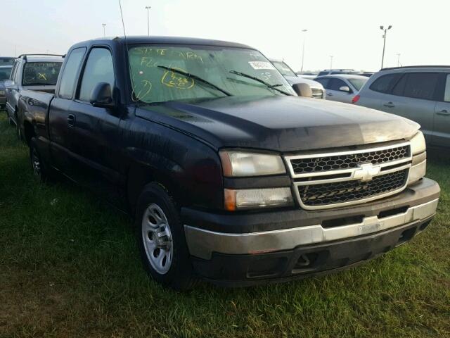 1GCEC19X16Z277537 - 2006 CHEVROLET SILVERADO BLACK photo 1