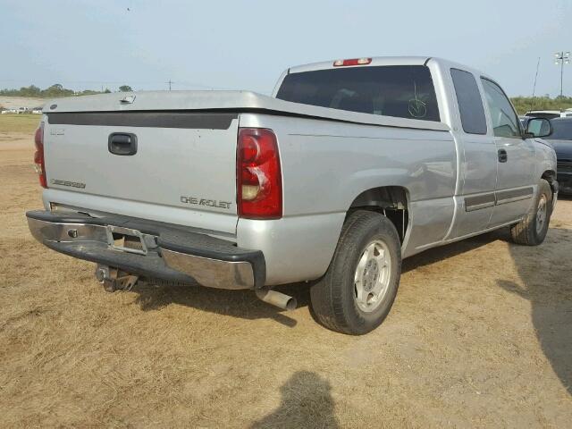 1GCEC19T93Z297611 - 2003 CHEVROLET SILVERADO SILVER photo 4