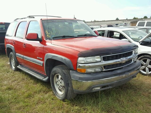 1GNEC13Z12R312184 - 2002 CHEVROLET TAHOE RED photo 1