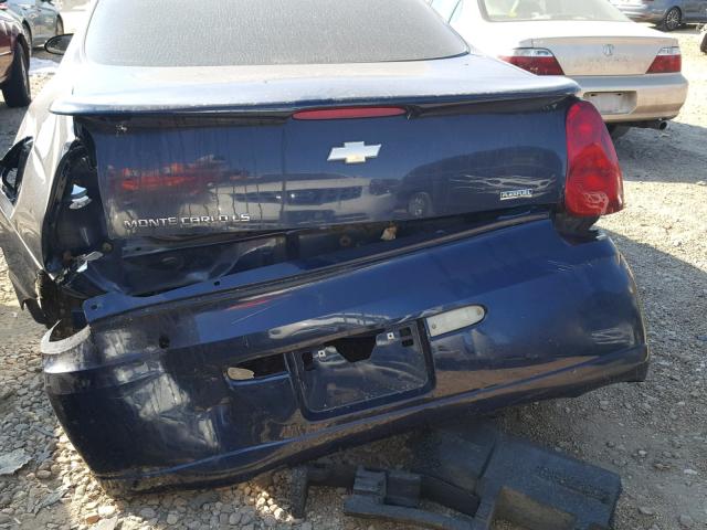 2G1WJ15KX79310611 - 2007 CHEVROLET MONTE CARL ლურჯი ფოტო 9