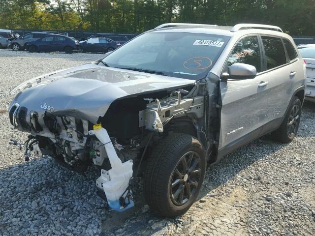 1C4PJMCB6EW250878 - 2014 JEEP CHEROKEE GRAY photo 2