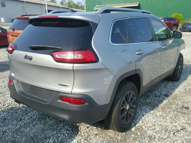 1C4PJMCB6EW250878 - 2014 JEEP CHEROKEE GRAY photo 4