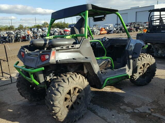 4XAVH76A88D328060 - 2008 POLARIS RANGER BLACK photo 4