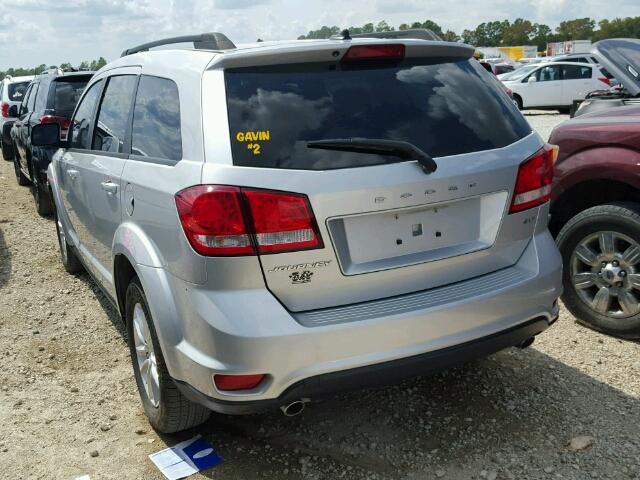 3C4PDCBG4ET122031 - 2014 DODGE JOURNEY SX SILVER photo 3