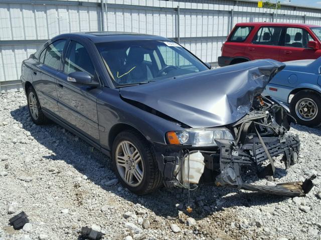 YV1RS592872633177 - 2007 VOLVO S60 2.5T GRAY photo 1