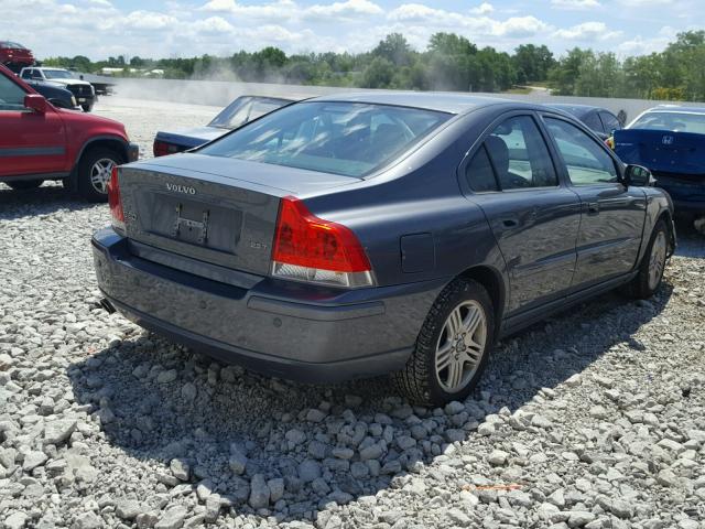 YV1RS592872633177 - 2007 VOLVO S60 2.5T GRAY photo 4