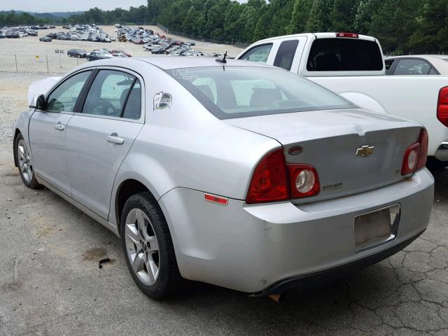 1G1ZH57B99F168193 - 2009 CHEVROLET MALIBU 1LT 银色 照片 3