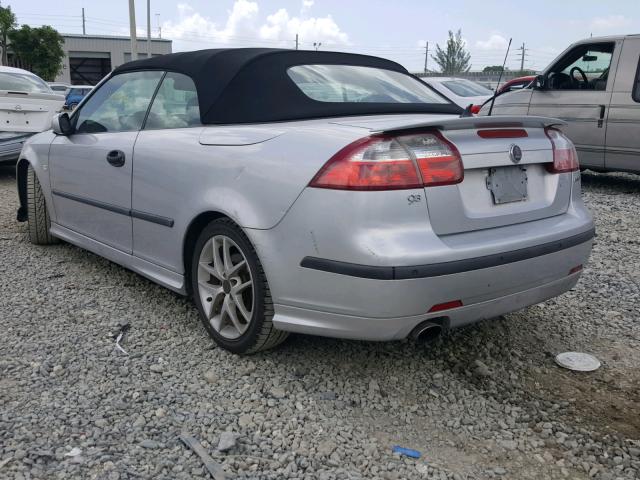 YS3FH79Y746006538 - 2004 SAAB 9-3 AERO GRAY photo 3