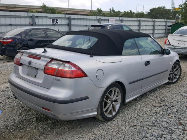 YS3FH79Y746006538 - 2004 SAAB 9-3 AERO GRAY photo 4