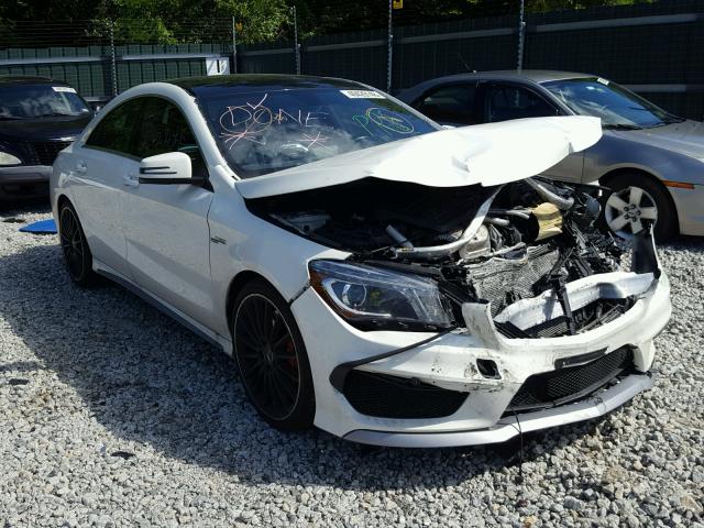 WDDSJ5CB4EN136714 - 2014 MERCEDES-BENZ CLA 45 AMG WHITE photo 1