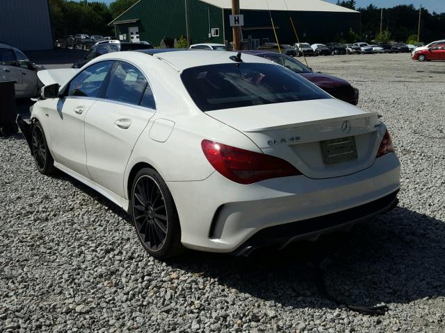 WDDSJ5CB4EN136714 - 2014 MERCEDES-BENZ CLA 45 AMG WHITE photo 3