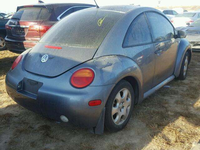 3VWCK21C83M415576 - 2003 VOLKSWAGEN NEW BEETLE GRAY photo 4