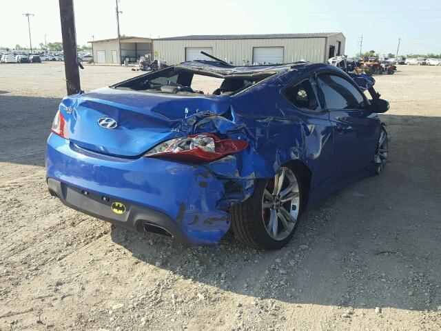 KMHHU6KH5CU069692 - 2012 HYUNDAI GENESIS CO BLUE photo 4