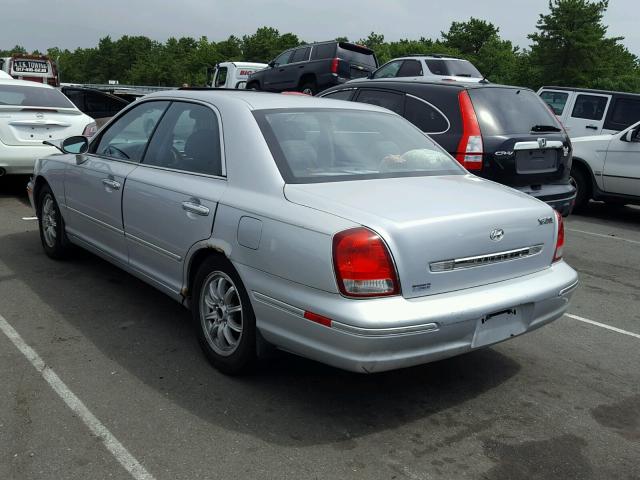 KMHFU45E72A227138 - 2002 HYUNDAI XG 350 SILVER photo 3