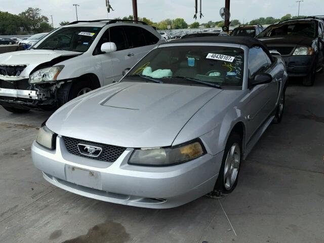 1FAFP44644F216101 - 2004 FORD MUSTANG SILVER photo 2