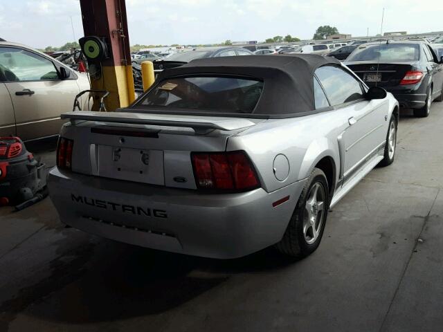 1FAFP44644F216101 - 2004 FORD MUSTANG SILVER photo 4