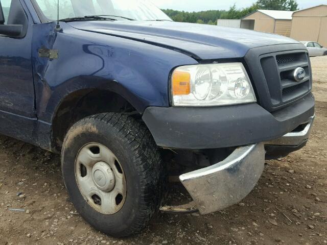 1FTRF12298KB31762 - 2008 FORD F150 BLUE photo 9