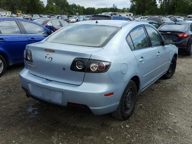 JM1BK12F871773801 - 2007 MAZDA 3 BLUE photo 4