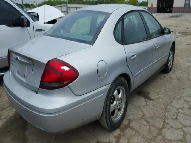 1FAFP53295A123903 - 2005 FORD TAURUS SE SILVER photo 4