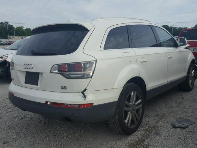 WA1BY74L88D027878 - 2008 AUDI Q7 3.6 QUA WHITE photo 4