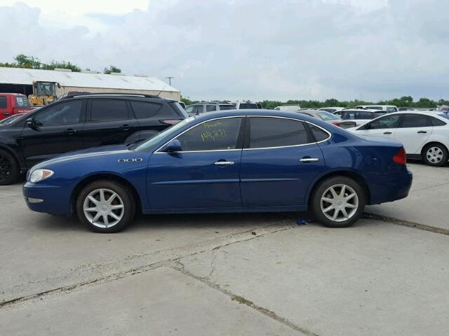 2G4WE537351290128 - 2005 BUICK LACROSSE C BLUE photo 9