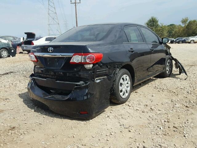 2T1BU4EE5DC121045 - 2013 TOYOTA COROLLA BLACK photo 4