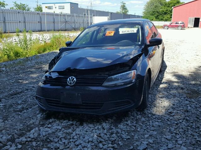 3VW1K7AJ1BM375598 - 2011 VOLKSWAGEN JETTA BASE 黑色 照片 2