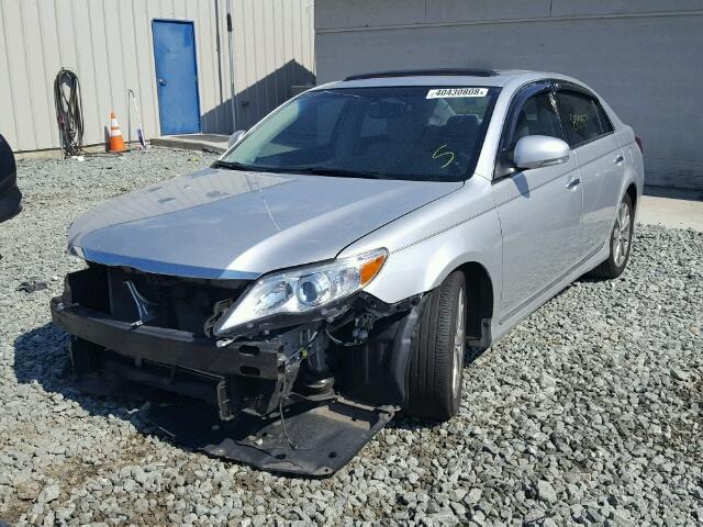 4T1BK3DB0BU384577 - 2011 TOYOTA AVALON BAS SILVER photo 2